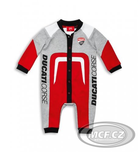 Dětské pyžamo DUCATI Sport červeno/bílo/šedé 98770050