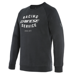 Mikina DAINESE PADDOCK HOODIE bez kapuce černo/bílá