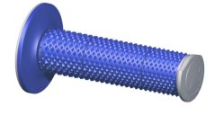 Rukojeti na moto RACETECH FULL DIAMOND modro/šedá