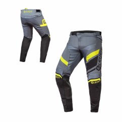 Moto kalhoty ELEVEIT X-LEGEND šedo/černo/neonově žluté