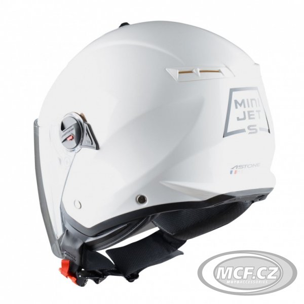 Moto přilba ASTONE MINIJET S bílá