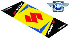Koberec pod moto 80x200cm SUZUKI RM-Z černo/žlutý 1206