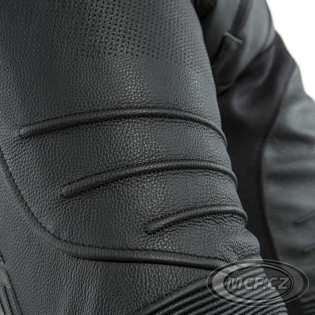 Moto kombinéza DAINESE LAGUNA SECA 5 černo/fluo červená perforovaná