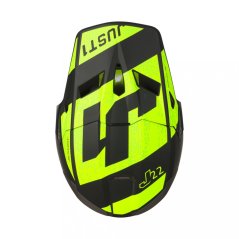 Moto přilba JUST1 J22C ADRENALINE carbon fluo žlutá