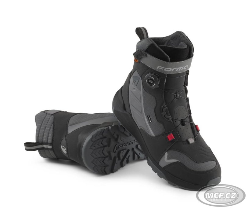 Moto boty FORMA ADV KITE DRY černo/antracitové