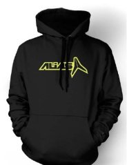 Mikina ALIAS MX HOLLOWED černá/charteuse