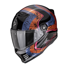 Motorcycle helmet CORPION COVERT FX AMERIA black/orange
