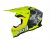 Moto přilba JUST1 J39 KINETIC matná camo červeno/limetkovo/fluo žlutá