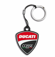 Klíčenka DUCATI CORSE SHIELD černá 987704443