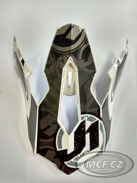 Kšilt JUST1 J12 MISTER X černo/bílý