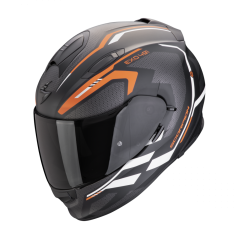Motorcycle helmet SCORPION EXO-491 KRIPTA matt black/orange/white