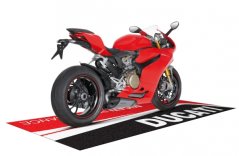 Koberec pod moto 80x250cm DUCATI černo/červeno/bílý 301