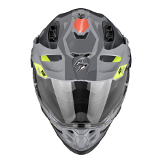Moto přilba SCORPION ADF-9000 AIR SUMMIT stříbrno/fluo žlutá