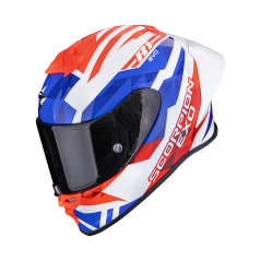 Motorcycle helmet SCORPION EXO-R1 EVO II AIR VALERE white/red/blue