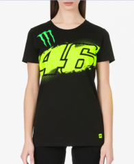 Dámské triko Valentino Rossi VR46 MONSTER černé 436004