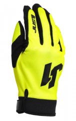 Dětské moto rukavice JUST1 J-FLEX neonově žluté