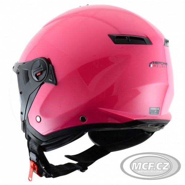 Moto přilba ASTONE MINIJET S SPORT růžová