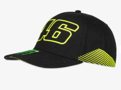 Kšiltovka VR46 46 Monster černo/fluo žlutá 530504