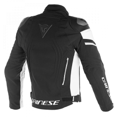 Moto bunda DAINESE RACING 3 D-DRY černo/bílá