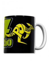 Hrnek POLYCCIO ESPARGARO 128706 černý