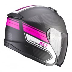 Moto přilba SCORPION EXO-S1 CROSS-VILLE matná černo/růžová