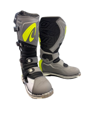 Moto boty FORMA PILOT FX šedo/bílo/neonově žluté