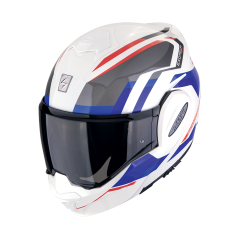 Moto přilba SCORPION EXO-TECH EVO FURIO bílo/červeno/modrá