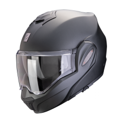 Motorcycle helmet SCORPION EXO-TECH EVO PRO solid pearl matt black