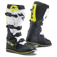 Moto boots TCX X-BLAST black/white/fluo yellow