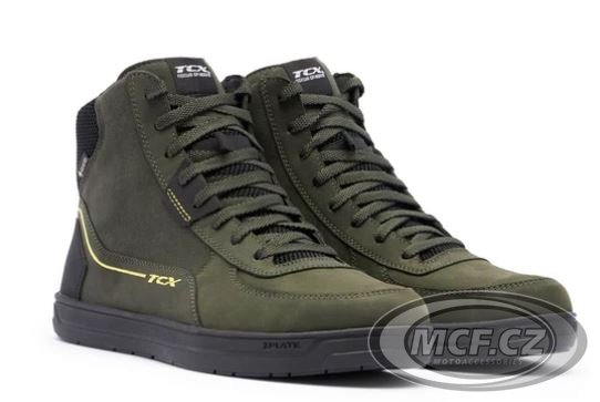 Moto boots TCX MOOD 2 GORE-TEX green/black/yellow