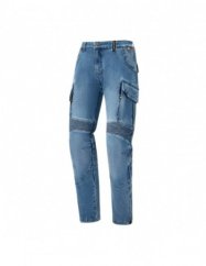 Moto kalhoty SECA SQUARE II JEANS modré