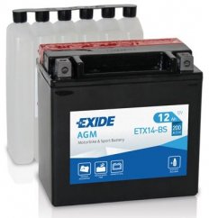 Moto baterie EXIDE ETX14-BS