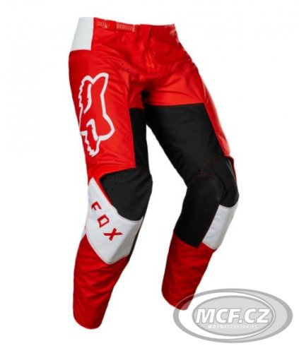 Dětské motokrosové kalhoty FOX 180 LUX fluo červené 28183-110