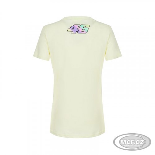Dámské triko Valentino Rossi VR46 DOCTOR krémové 431034