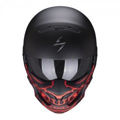 Moto přilba SCORPION EXO-COMBAT EVO SAMURAI matná černo/červená