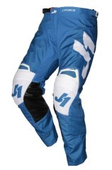 Moto kalhoty JUST1 J-FORCE TERRA modro/bílé