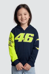 Dětská mikina VR46 Luna Heritage tmavě modrá 564902