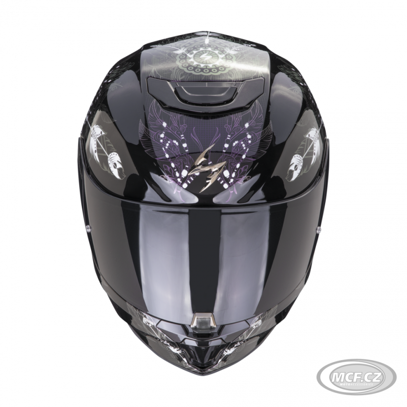 Moto přilba SCORPION EXO-391 DREAM černý chameleon