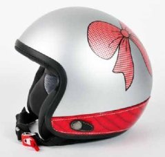 Grafický kryt na přilbu LOVE HELMETS knot silver