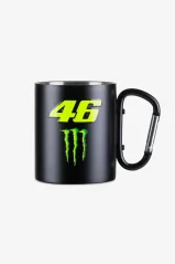 Nerezový hrnek VR46 MONSTER METAL černý 567304