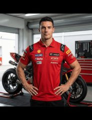 Polo triko DUCATI MX GP26 červené 98780500