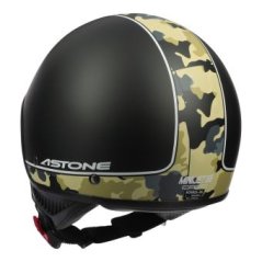 Moto přilba ASTONE MINIJET S 66 CAMO černá matná
