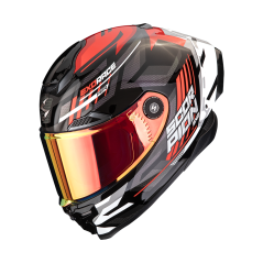Motorcycle helmet SCORPION EXO-RACE AIR KOBRA FIM2 black/red