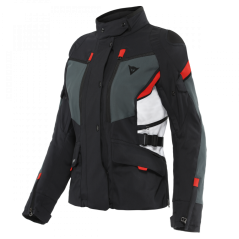Dámská moto bunda DAINESE CARVE MASTER 3 LADY GORE-TEX černo/ebony/červená