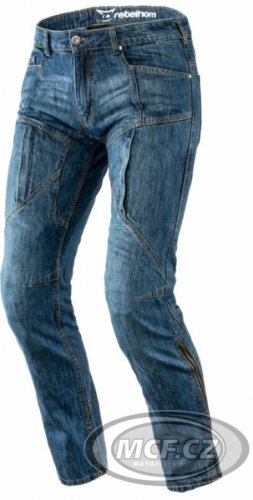 Moto kalhoty REBELHORN HAWK jeans modré