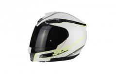 Moto přilba SCORPION EXO-3000 AIR STROLL pearl bílo/černo/neonově žlutá