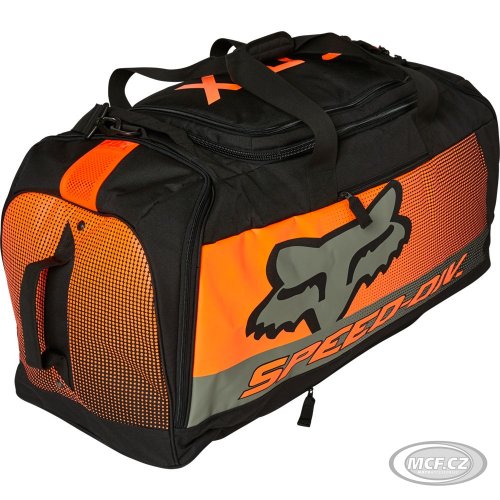 Sportovní taška FOX DIER PODIUM DUFFLE neonově oranžová 28165-824