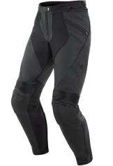Moto kalhoty DAINESE PONY 3 matné černé kožené