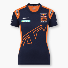 Dámské triko KTM Red Bull tmavě modro/oranžové KTM22009