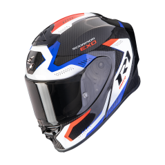Motorcycle helmet SCORPION EXO-R1 EVO CARBON AIR PROPEL black/white/red